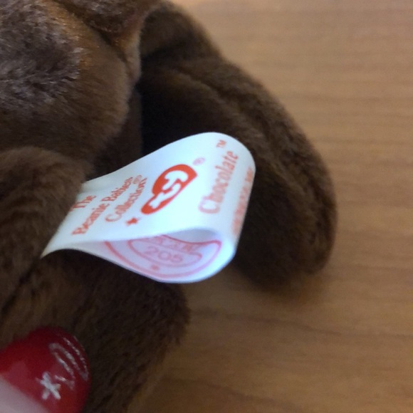 Ty Beanie Baby Chocolate Retired stamped error tags - Picture 6 of 6